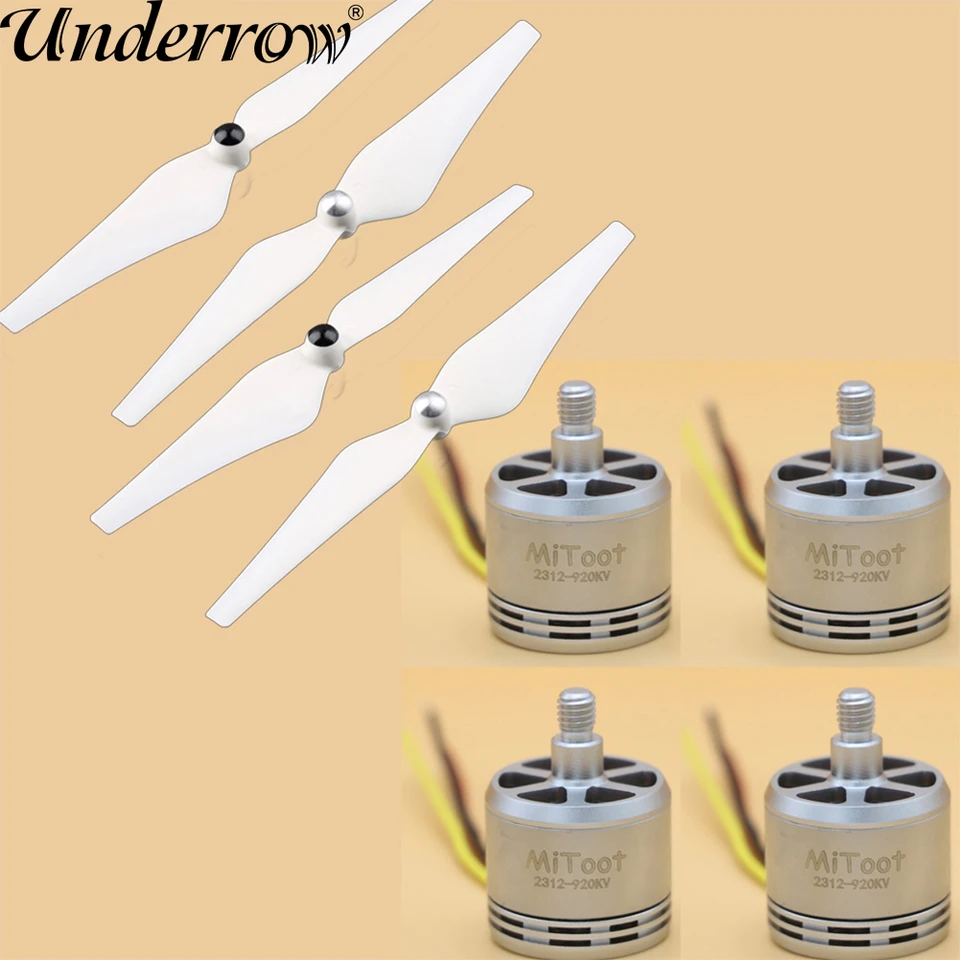 4ks/šarža 2312 920kv bez kefy CCW CCW 9450 vrtuľa pre F450 F550 S500 SK500 500 mm 550 mm RC QUADCOPTER