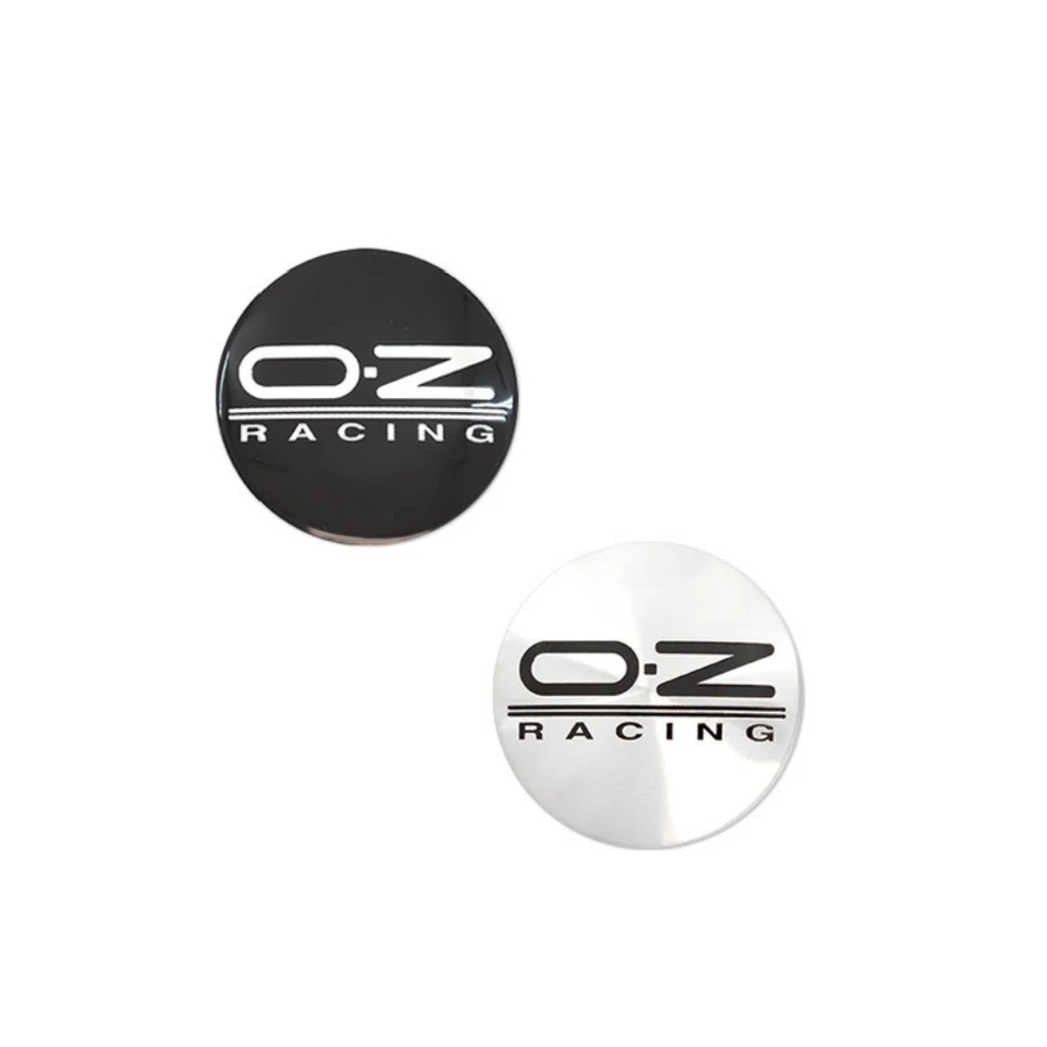 4ks/šarža 45 mm 56 mm 60 mm 65 mm kolies v automobilovom kolieska OZ OZ Racing Car Wheel Stredové čiapky Nálepky pre OZ OZ