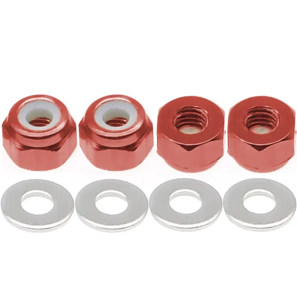 4ks/šarža Hex Hex Hex Repary Act Doplnky sú vhodné pre wltoys 1/14 144001 RC Drift Car Splay Earts Hex Hex Lock Nut.