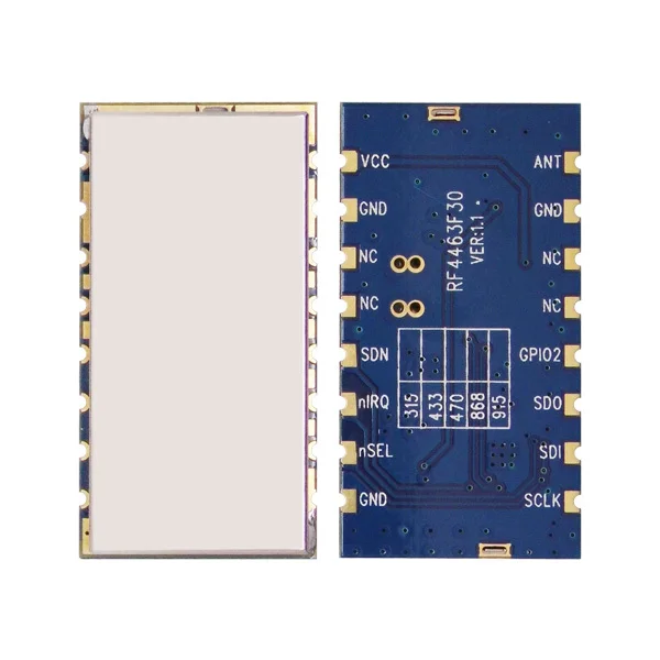 4ks/šarža RF4463F30 - 3 km modul RF na dlhé vzdialenosti, 1W 433MHz 470MHz SI4463 čip vložený RF bezdrôtový modul prijímača prenosu RF