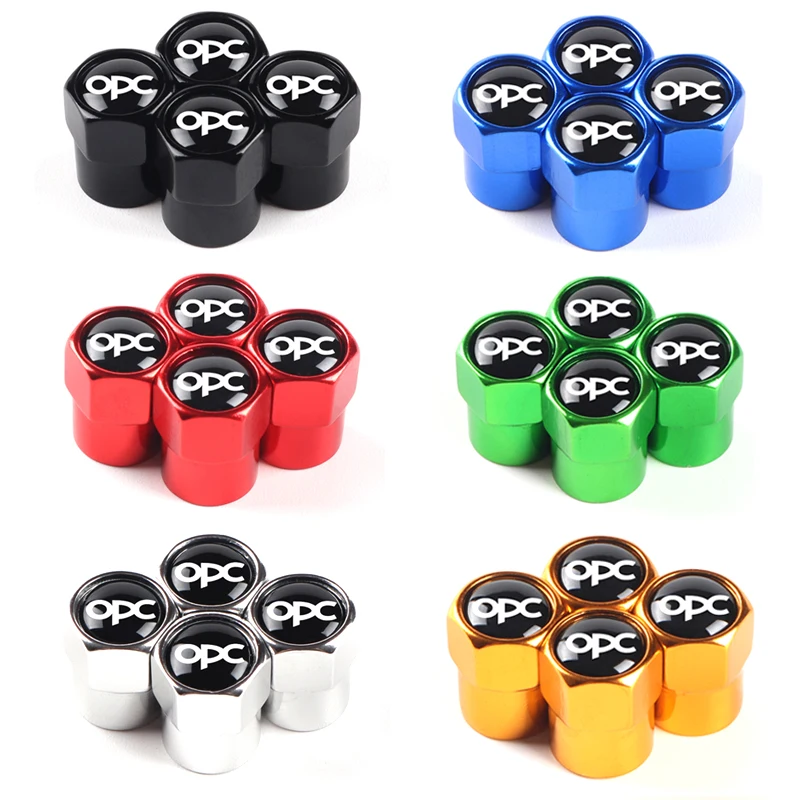4ksové autá pneumatiky kolies pre stonky ventilového kmeňa vzduchotesného krytu pre Opel OPC Astra Ghjkf Corsa D Zafira Insignia Mokka Regal Accessories