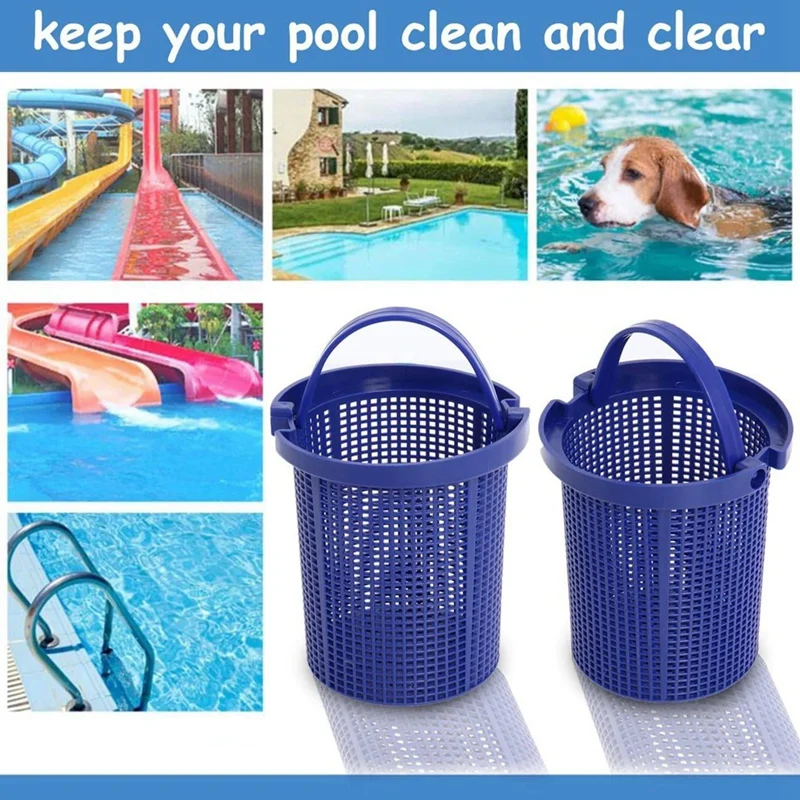 4ksové fondy Basket Basket Parket Príslušenstvo pre Dura-Glass II, Maxi-Glass II, Dyna-Glas, 4pack bazénové skimmerové koše
