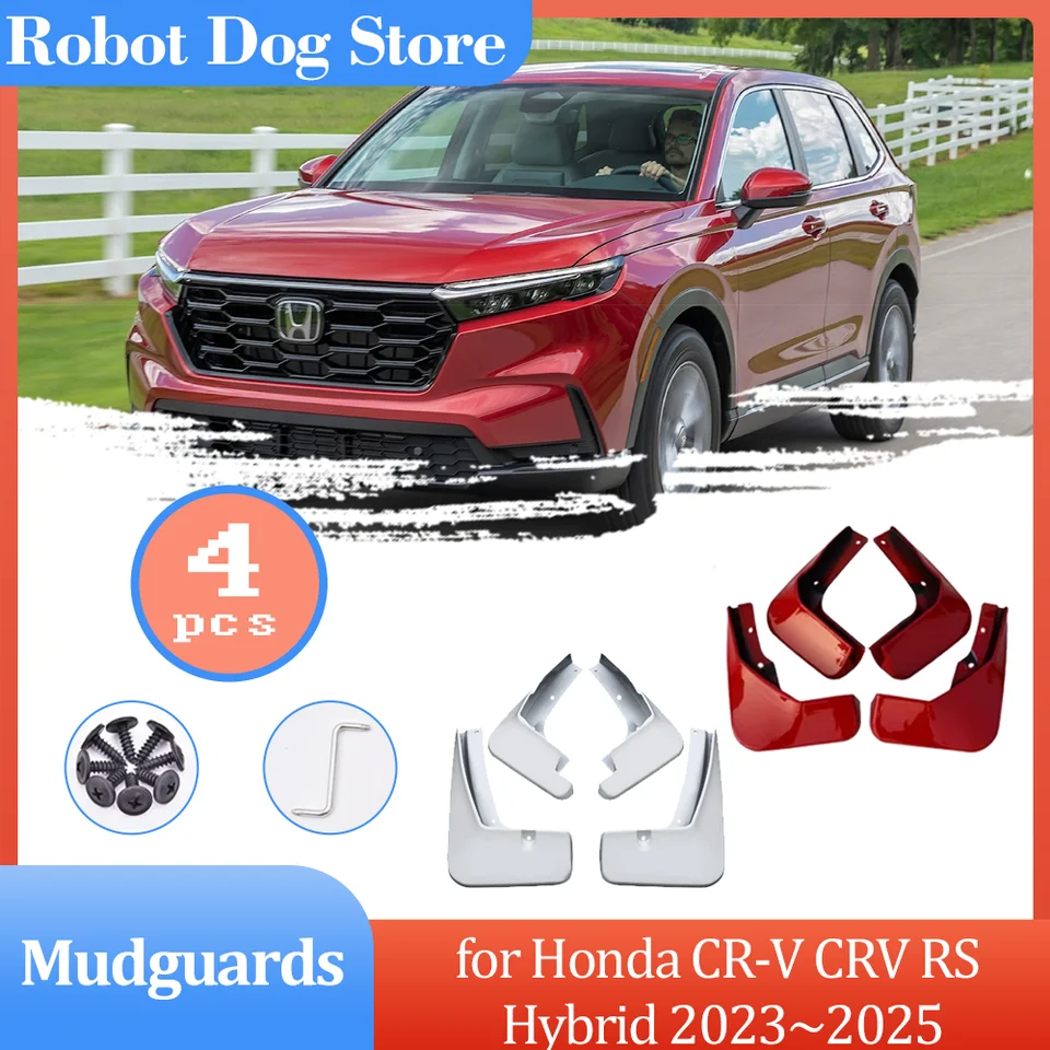 4ksové mudguardy pre honda cr-v 6 crv rs hybrid 2023 ~ 2025 2024 bahenné klapky Splash Guards Cover Spoiler blatník Fender