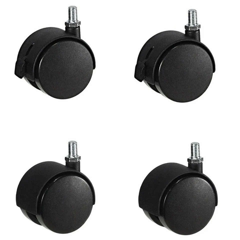4ksové nábytok Casters Plastic Plastové otočné brzdové koleso otočného ricí