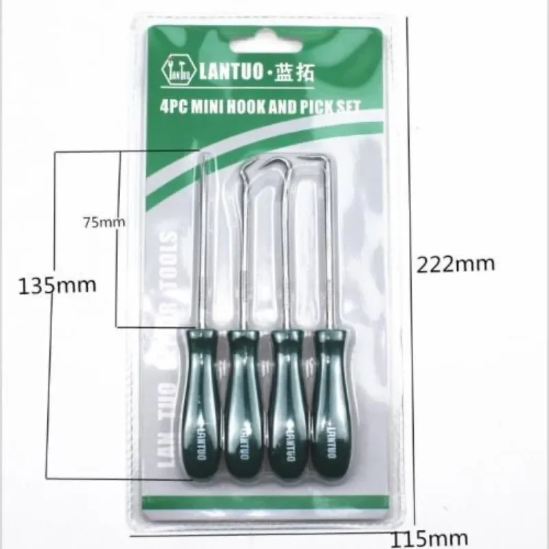 4ksové olejové tesnenie skrutkovačov Sada automobilu automatické vozidlá Pick Hooks for Garáž pre garáže Všeobecné prostriedky mechaniky Workshop