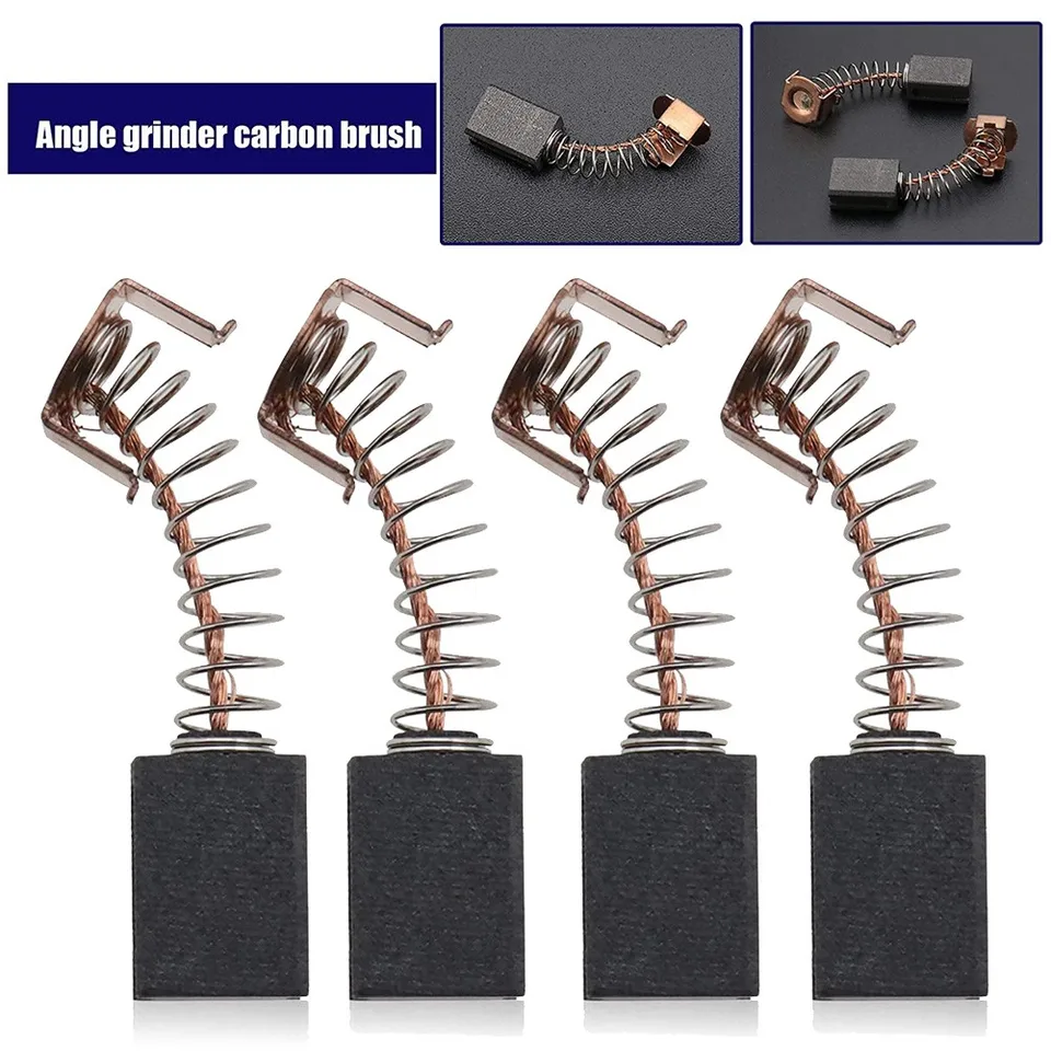 4ksové uhlové brúsky uhlíkové kefy12x8x5mm elektrický motor motora pre WS125 Black Decker G720 Elektrické náradie Príslušenstvo