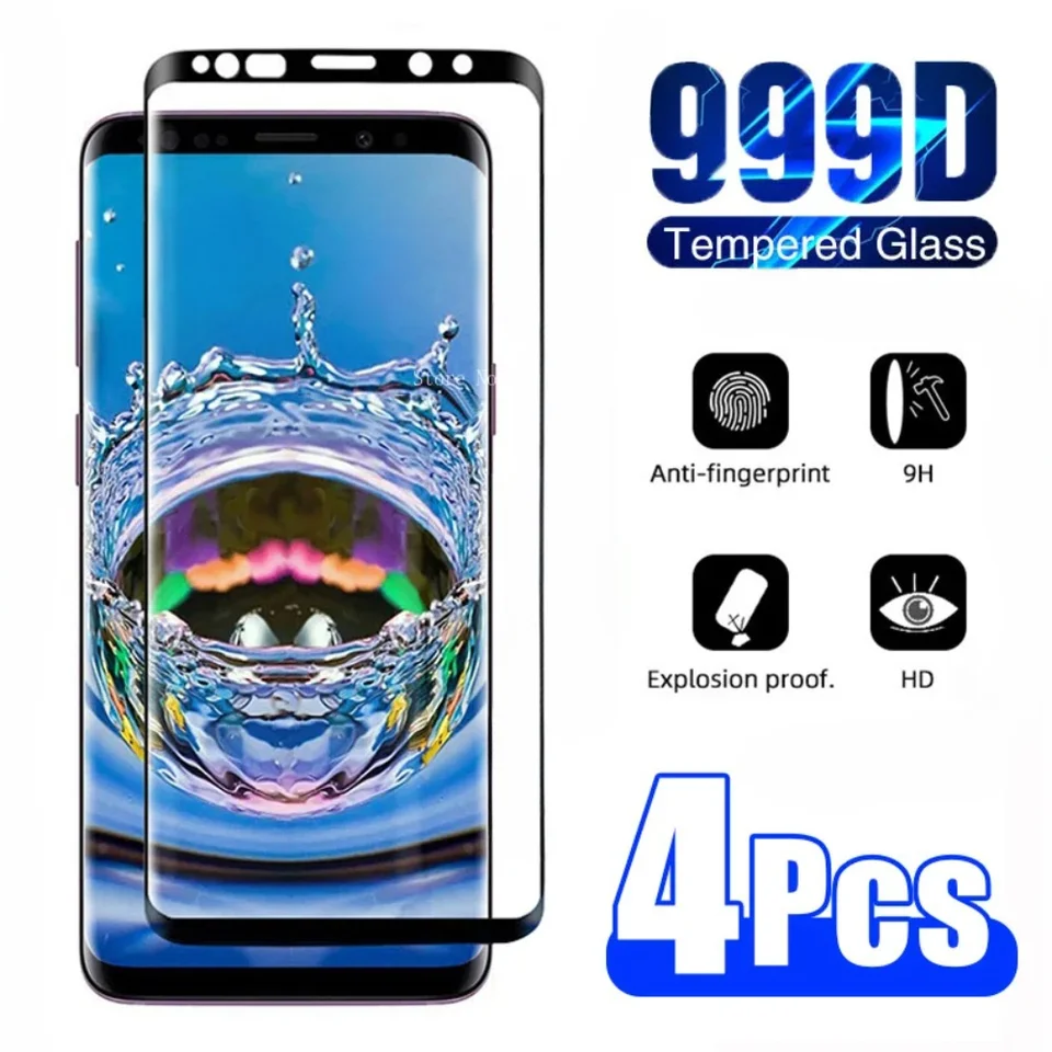 4ksové zakrivené temperované sklo pre Samsung S23 S22 S21 S24 S20 Ultra S10 S9 S8 Plus chránič obrazovky pre Samsung Note 20 Ultra 10 9 9