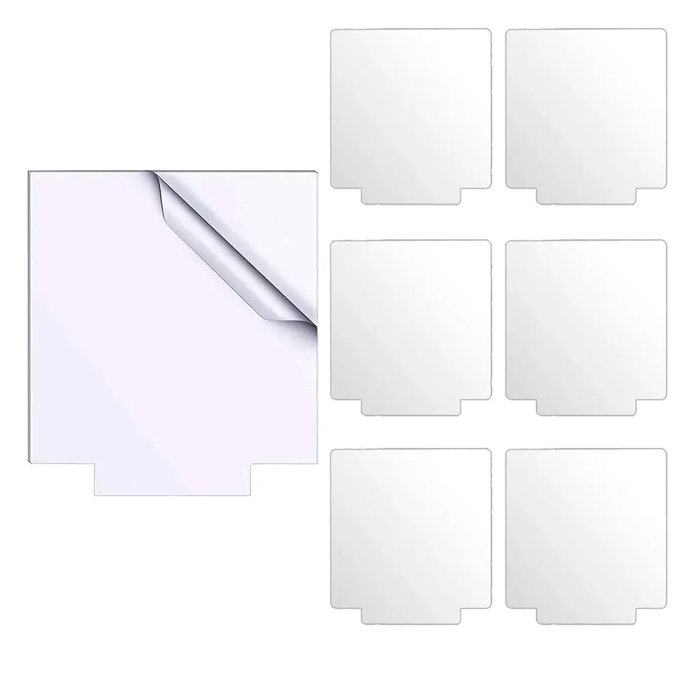 4ksový akrylový list číry odliatok okrúhly panel hrubý (2 mm) pre LED svetlo základné značky DIY DIY DIY Projekty remeslá 150x125 mm