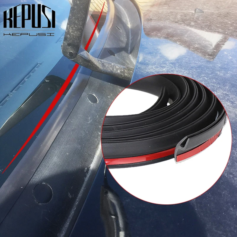 4M H-Type Auto gumové tesnenie Strip pre Honda Audi Benz Buick VW SkoDa Mazda Ford Toyota Kia BMW TRESPROUT ORIPORE DRUPORPOUR