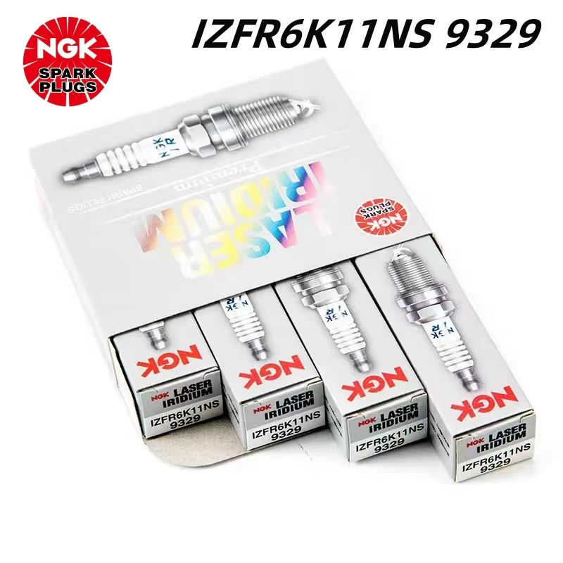 4P Original NGK Iridium Platinum Zapaľovacia sviečka IZFR6K11NS 9329 pre Honda Accord Toure Accord-R 8TACCORD SPIRIOR 2.0L R20A3