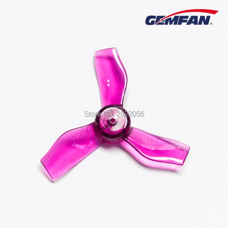 4pairs 8ks 1 mm 3-čepeľ Gemfan 1219 1,2x1,9x3 31 mm dutý pohár Brushless Motor CCW/CW vrtuľ