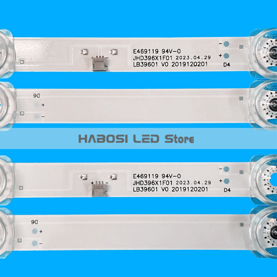 4PC LED kruhy TCL1 TXL1 40A5600 40AE5000 40A4H 40H4030F1 40H4030F1 40A5600FTUK 40AAE5000F LB39601 V0 JHD396X1F01 40H55G 40H5G 40H5G