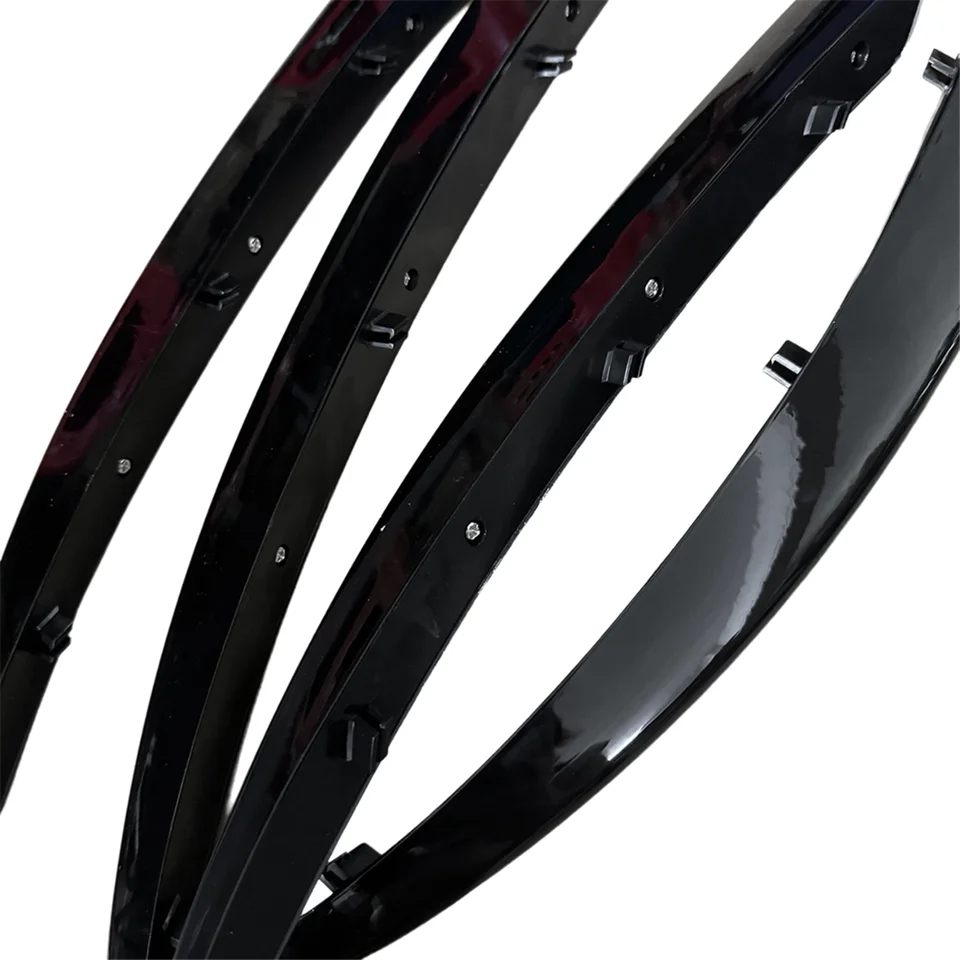 4PC predné nárazníkové pery TRIP TRIP FIPS FOG LILLES SPOILER SPOILER pre Mercedes Benz C Trieda W205 2015-2019 C180 C200 A