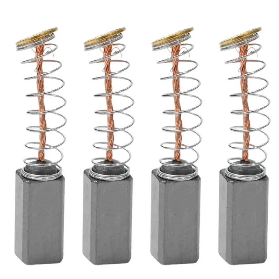 4pc uhlíkové kefy kefy na uhlíkové kefy Výmena dielu pre elektrické motory Elektrické kladitné vŕtačky Prachové kolektory 10 mmx5mmx5mm