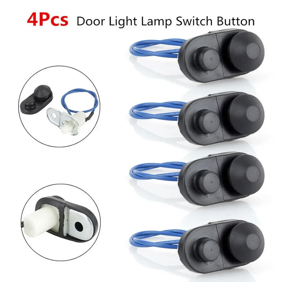 4PC Univerzálne vozidlo Interiérové ​​dvere zdvorilosti zdvorilosti o prepínač Light Switch Svetlo spínač tlačidla vozidla