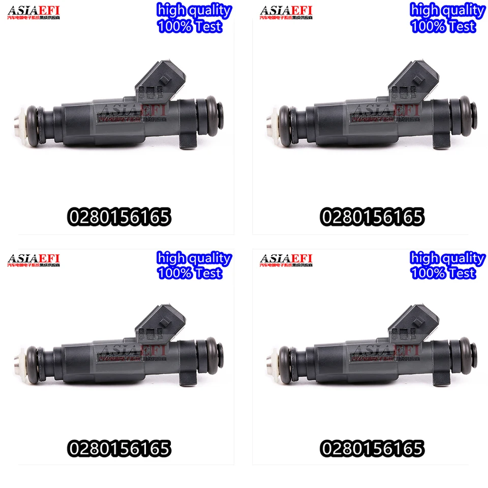 4PC vysokokvalitná tryska vstrekovača paliva 0280156321 pre Wuling B12 Chevrolet N200 N300 Citroen C2 C3 C4 XSara Berlingo Peugeot 206