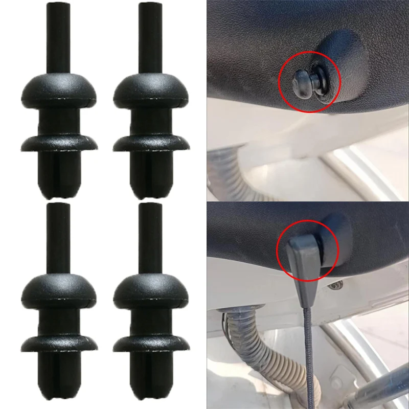 4PC Zadný kmeň kmeňa parcely Pada políčka šnúrky struny Strúky Montážny háčik 699218 pre Citroen C3/C4/Cactus/DS3 2014 2015