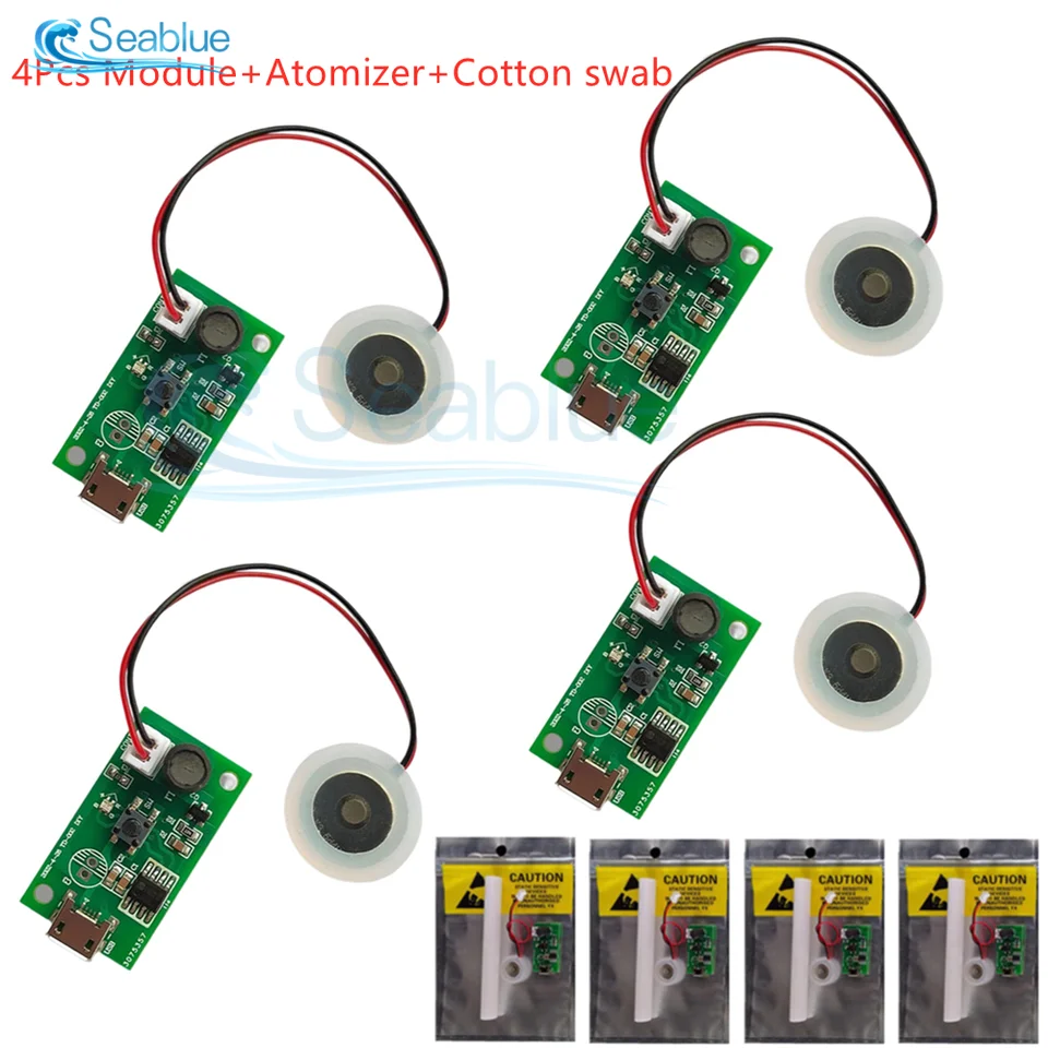 4PCS 1,5-2W USB Mini zvlhčovač DIY súprav