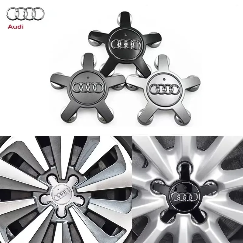 4PCS 135 mm automobilové koliesko Cap Cap Capers Odznak 4f0601165 4f0601165n pre Audi A3 A4 A5 A6 A7 A8 S4 S6 A4L A6L A8L Q5