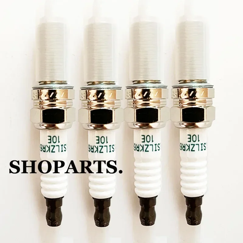 4pcs 18846-10060 Silzkr6b10e Iridium Zapaľovacia sviečka pre Hyundai I30 IX35 IX40 KIA Rio Soul Soul Accent Veloster Solaris 1884610060 93815