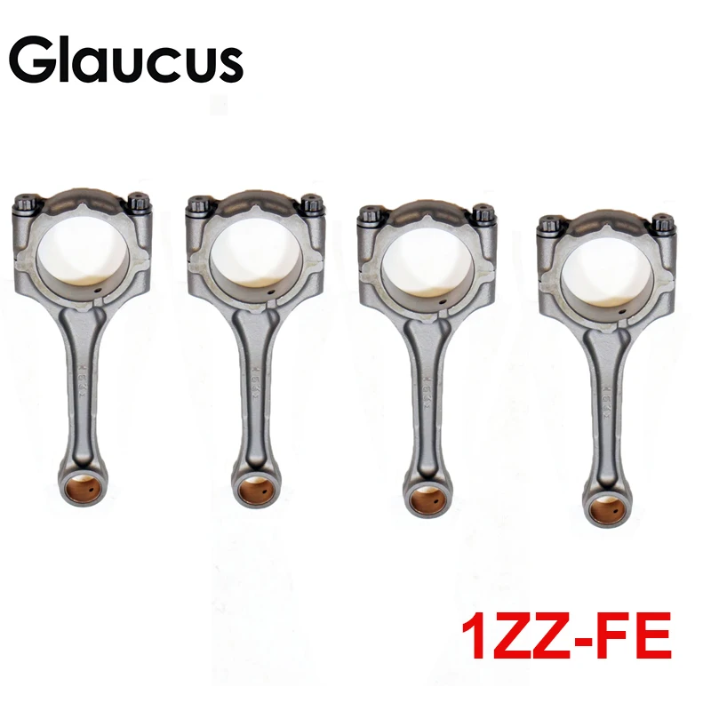 4pcs 1ZZ 1ZZFE Motor spojovacia tyč pre Toyota Celica GT MR2 Spyder Corolla Matrix XR 16V 1794cc 1,8L 13201-29038 1320129038