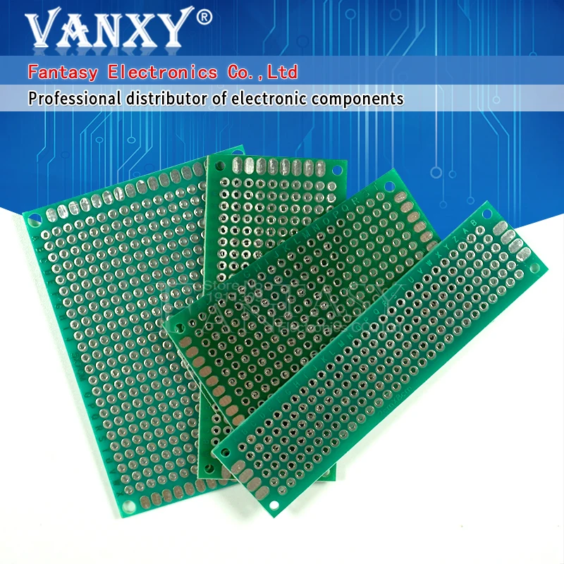 4pcs 5x7 4x6 3x7 2x8 cm 5*7 4*6 3*7 2*8 Dvojité bočné prototyp PCB Universal Board pre Ardui