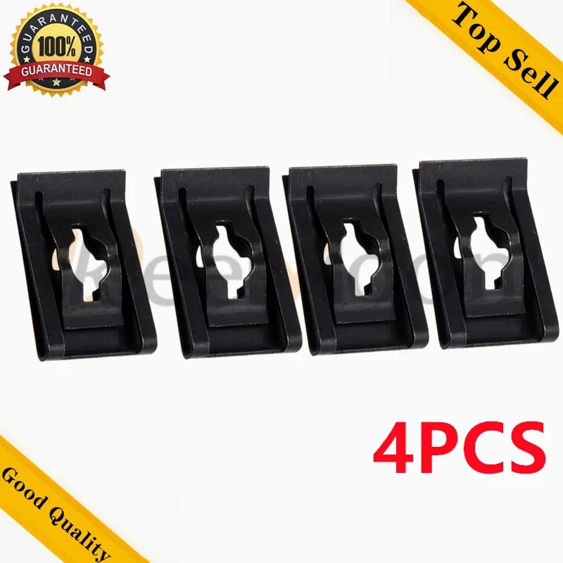 4pcs 90673-Ty2-A01 90673TY2A01 Čierny Iron Dolný krycí kryt Motor Access pre Honda Accord Civic CRV
