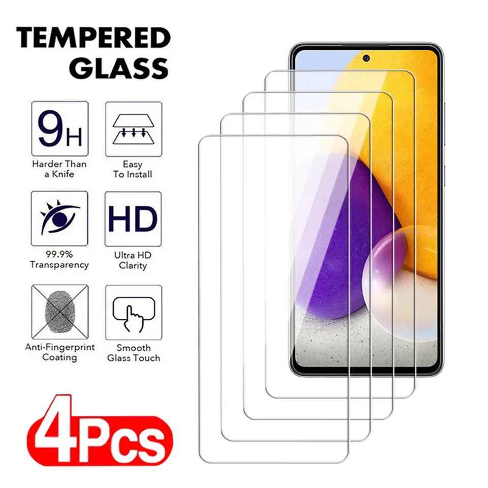 4pcs 999d pre Samsung Galaxy A41 A42 A51 A52 A53 A54 A55 A71 A72 A73 Scren Protector pre Film Samsung M42 M51 M52 M53 M55 M62 5G Film