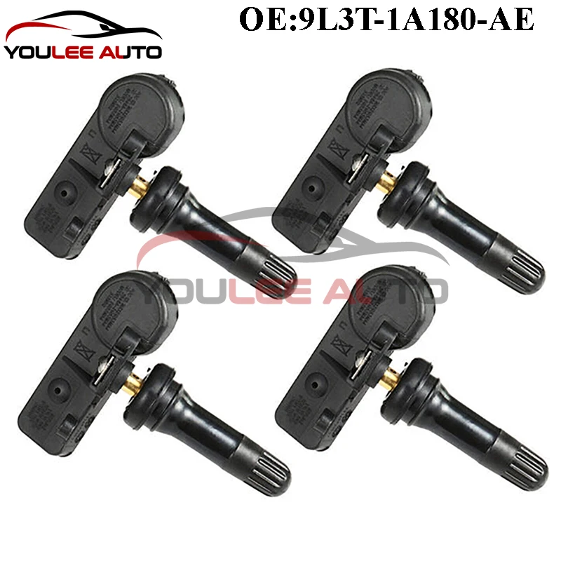 4pcs 9L3T-1A180-AE TPMS TRAK SENZOR pre FORD C-Max EDGE ESCAPE F-150 Fiesta Focus Lincoln Mazda Mercury Car Parts