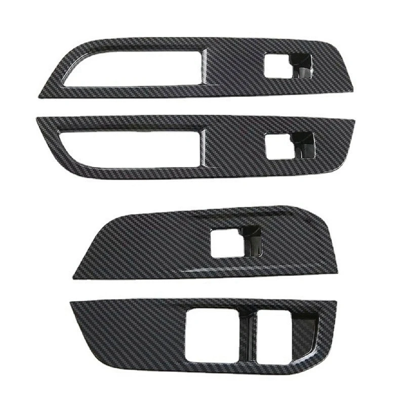 4pcs ABS Dverne Panel Panel Panel Prepínače Kryt Tlačidlá Kompatibilné pre MG4 EVMULAN 2022-2024