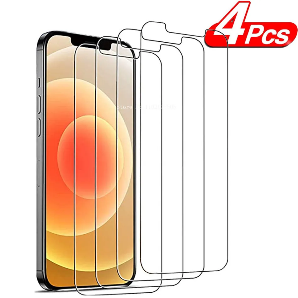 4pcs Anti-Burst Protective Glass pre iPhone 14 15 plus 12 13 chránič mini obrazovky pre iPhone 15 14 11 12 13 Pro x xr xs max