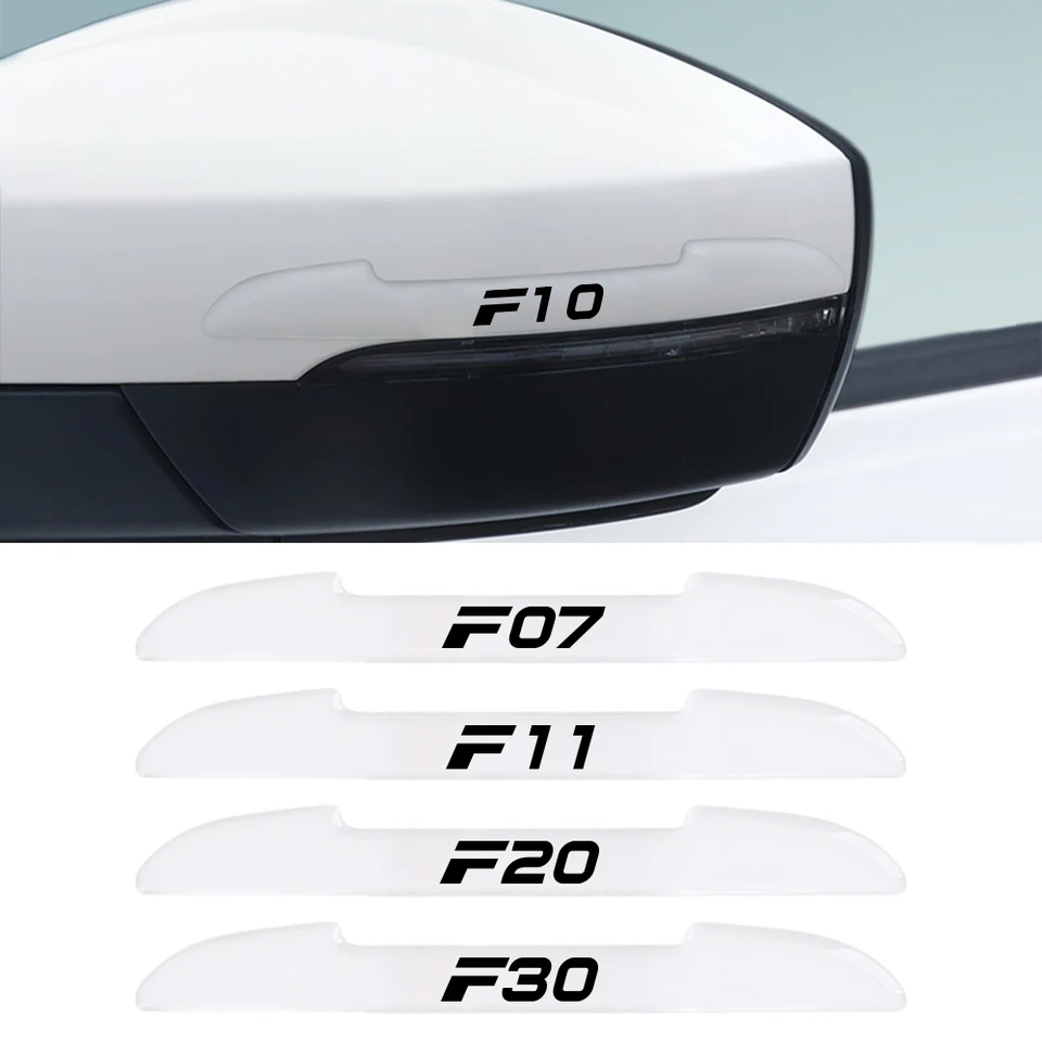 4pcs automobil Transparentný anti -kolízny prúžok pre BMW F10 F30 F20 F11 F31 F21 F15 F34 F35 F25 F32 F33 F36 F18 F12 F13 F13 F07 F87 F48