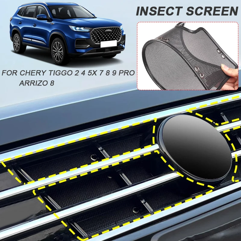 4pcs automobilový hmyzový vstup do vzduchu chránenie krytu airin vložka Net pre Chery Arrizo 8 Tiggo 2 3x 4 5x 7 8 9 Pro Max Auto príslušenstvo