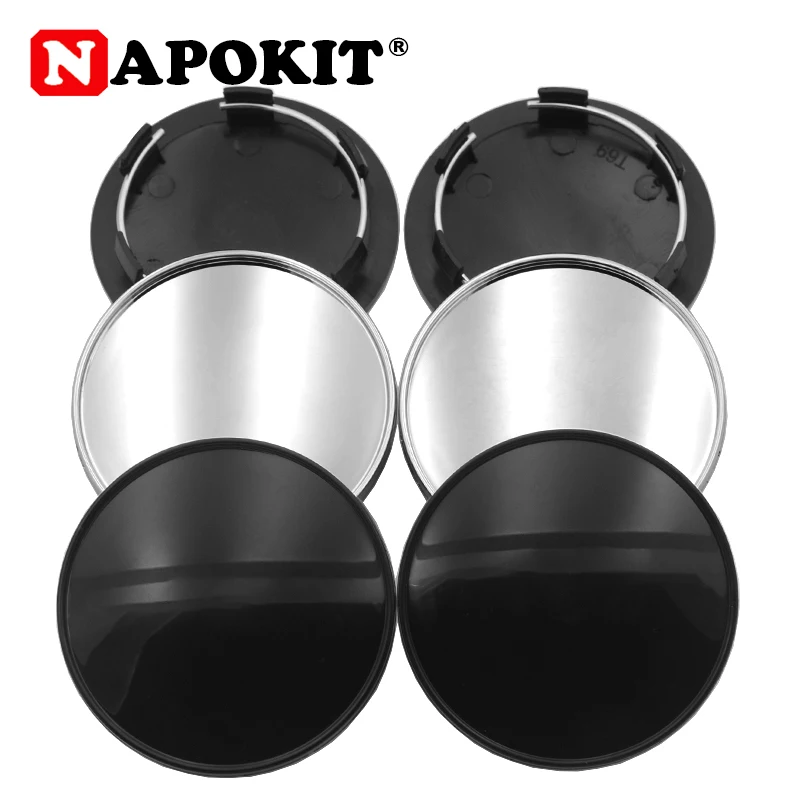 4pcs blank No Logo 69 mm Centrum kolies pre automobilové uzávery pre Audi A3 A4 A5 A6 A7 A7 A8 Q5 R8 S4 S5 S6 TT Cover Caps RIM Cover Cover Cover