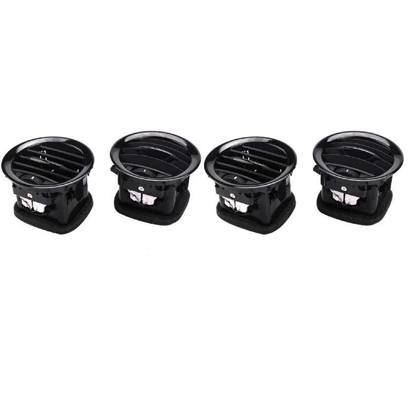 4pcs car interiérové ​​ohrievače A/C Vzduchový kryt vývod pre mriežku pre vauxhall Opel Adam/Corsa D Mk3 klimatizačné vetracie vetracie vetracie otvory