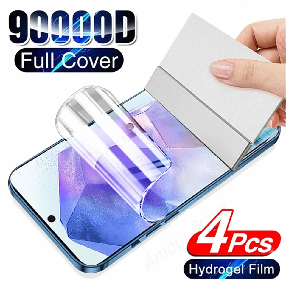4pcs chránič obrazovky pre ochranu hydrogélového filmu Samsung Galaxy A05 A35 5G 5G pre A05S A06 A14 A16 A21 A21S A24 A25 A51 A71