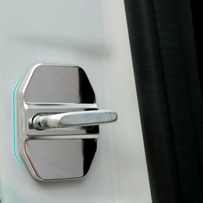 4pcs Dvere Auto Cover Cover Lock Bunkle Cap Protector pre Mercedes Benz Bce Ml Slk Class Glk300 W164 C260 Chrysler 300C