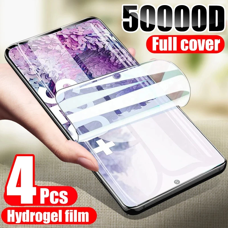 4pcs Full Cover Hydrogel Film pre Xiaomi Mi 13T 12T 11T 10T 5G NE Protect Screent Ochrana pre poznámku 13 12 11 10 11E 11T Pro Plus 13 4G