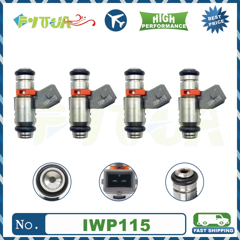 4pcs injektor paliva IWP115 IWP-115 pre Volkswagen Gol Parati Saverio 1.6 2,0 Golf IV / Polo 1,4 16V IWP 115 50102002