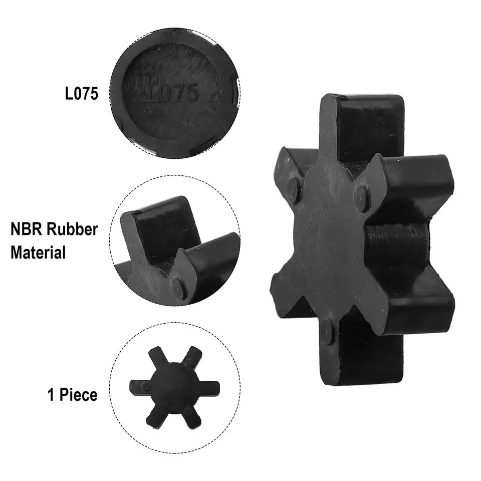 4pcs l-jaw coupler insert lo95/l075 vložka gumového pavúka L095 a L075 pre vložku Lovejoy L-Jaw
