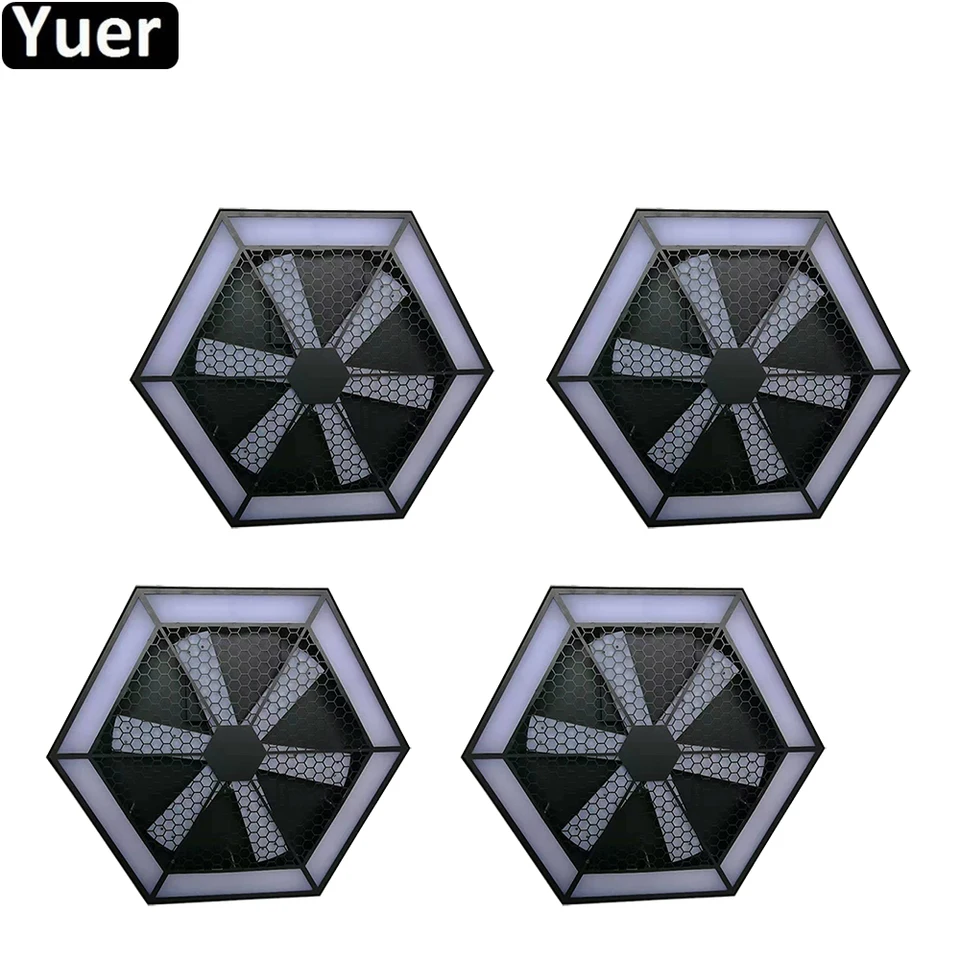 4pcs/lot 2019 Nové osvetlenie javiska 200W efekt LED LIGHT LIGHT 504PC LED RGB 3in1 Night Light Disco DJ DJ Hudobná lampa Lamp Decotion