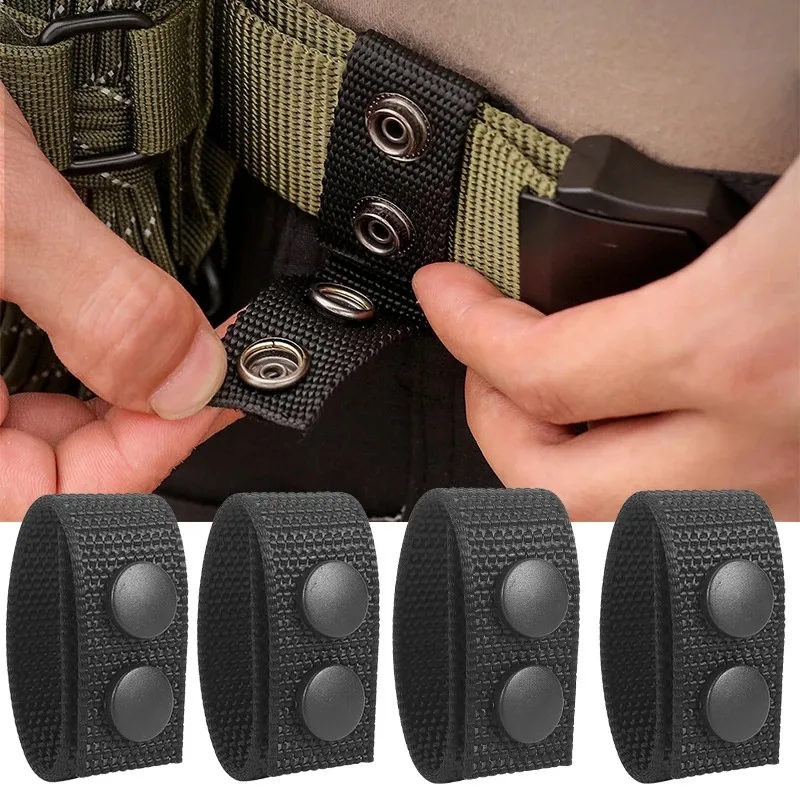 4pcs Multifunkčný taktický pás Dvojitá nylonová pracka Prenosné pásové príslušenstvo Vonkajšie športové príslušenstvo Fixná pracka