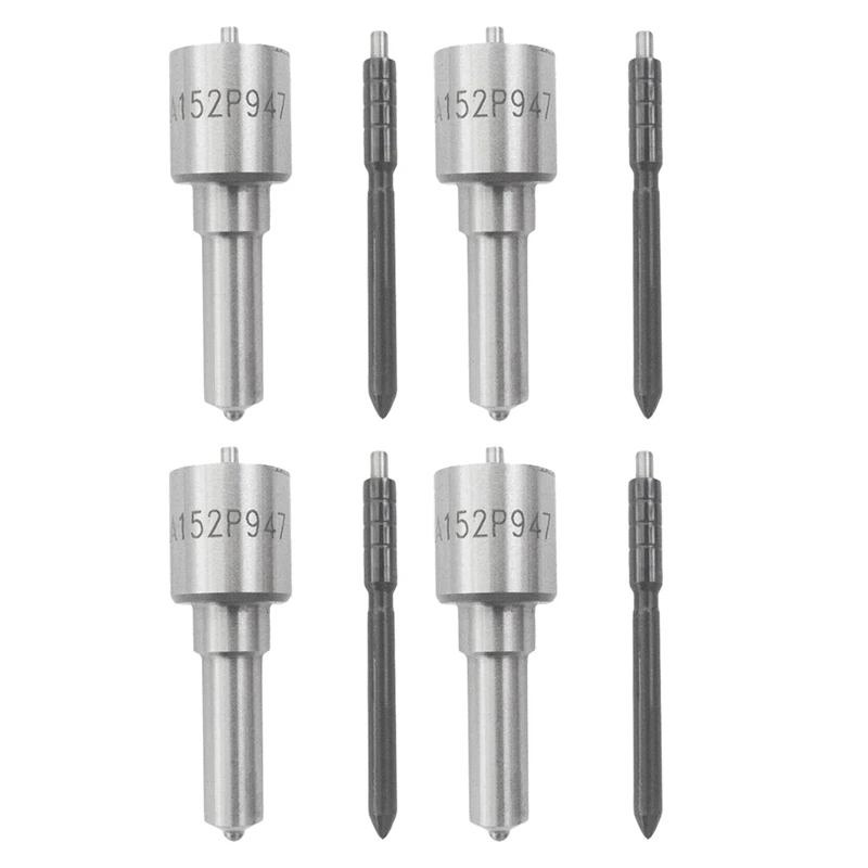 4pcs Nový DLLA152P947 Diesel Injector Injector Injector Dýza pre vstrekovač paliva pre Nissan Navara D22 D40 Frontier 2.5 093400-9470