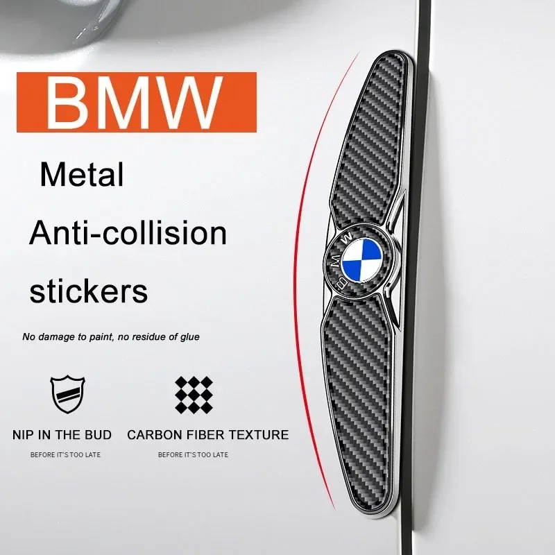 4pcs Ochranné dvere uhlíkových vlákien Protect Anti-Collision Vhodný pre BMW F30 E60 E46 E90 F10 G30 E36 E30 X1 X3 1 3 5 SECKERS