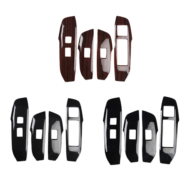 4pcs Panel s oknom spínač vozidla Nastavenie oblúkových nálepiek okna Decorácie Príslušenstvo pre lexus nx 300h 200 t LHD a