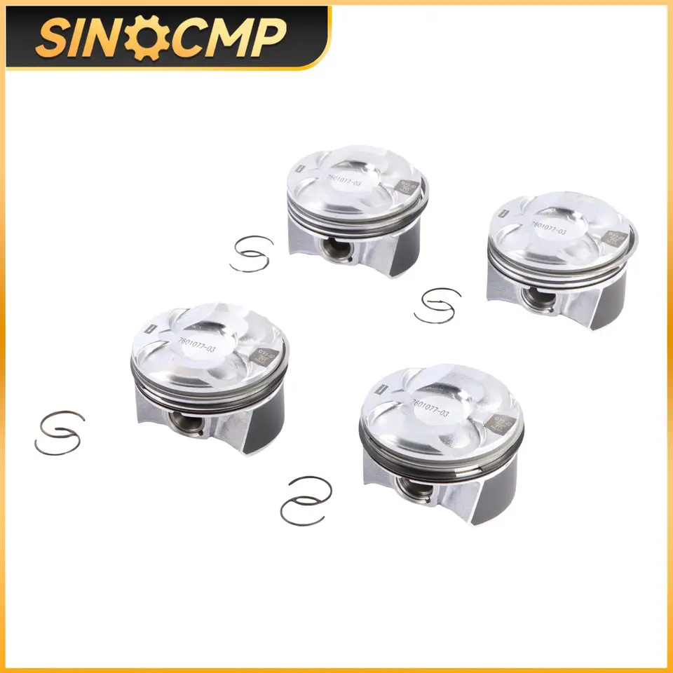 4pcs piest a prsteň N18 B16 AC Std pre 10-16 Mini Cooper Countryman PAMAN 11257601181 11257584117 11257601077