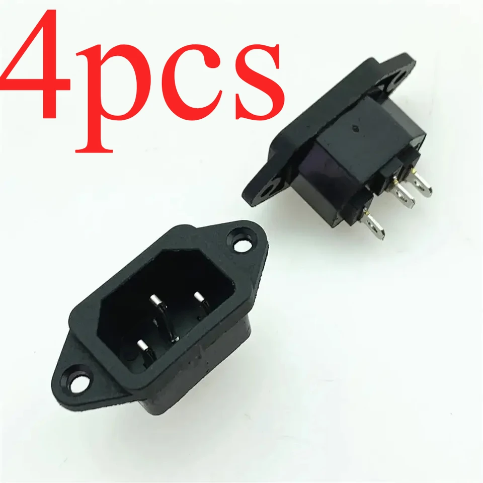 4pcs pre konektor zásuvky na jednosmernú elektronickú zástrčku 005 / 022B Mužská hlava ženského sedadla 5.5-2.1- 2,5-3,5 mm okrúhly otvor