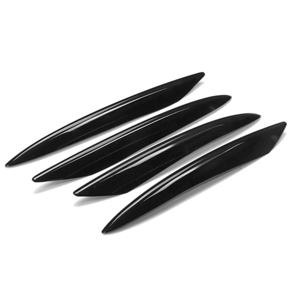 4pcs predný nárazník Fog Light Grille Cover Cover Decotion for Mercedes-Benz E Class AMG E43 E63 W213 2016-2020