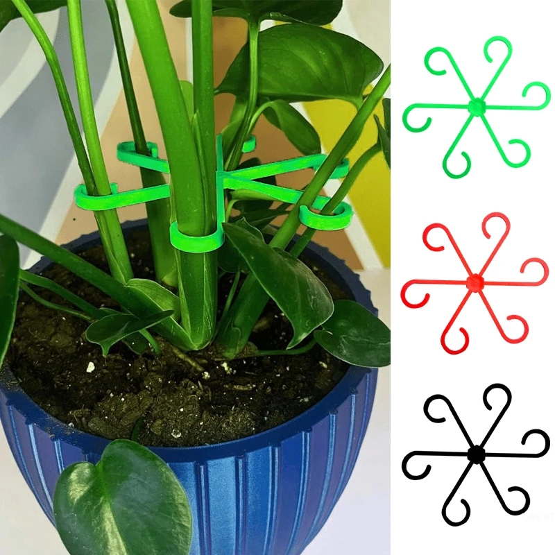 4pcs rastlinné kmeňové podpora závodu na upevnenie svorky Clamp Rám kvetinové vetvy stonky Organizátor Stand Rastniny Podporné príslušenstvo Časťovacie príslušenstvo