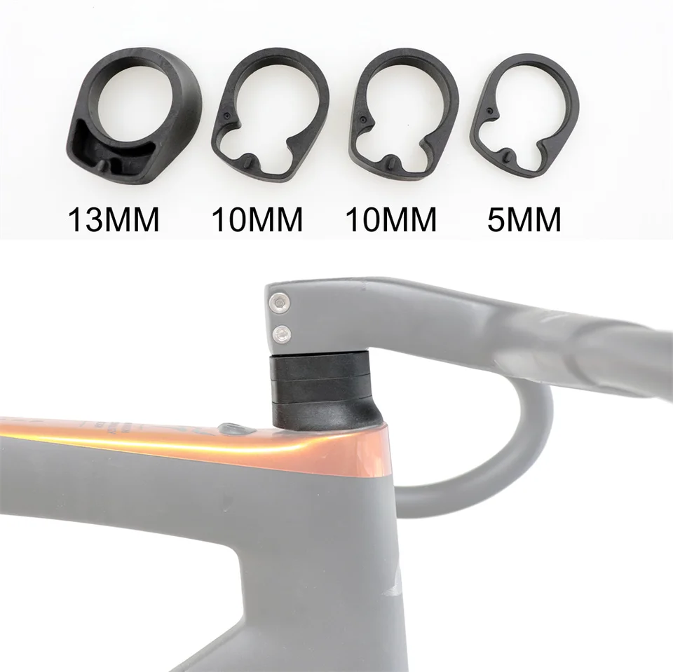 4pcs Road Bike Bicycle Stovná riadidlá na riadidlá sada pre jednorazové integrované príslušenstvo pre podložky na riadidlách 1-1/8 (28,6 mm)